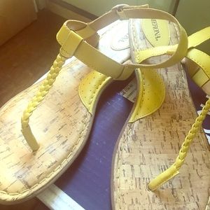 Merona Yellow Sandals